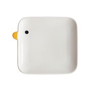 Purroom Ceramic Diining Plate - Square  1 Pack