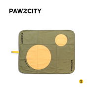 Pawzcity Waterproof Travel Mat - Avocado  1 Pack