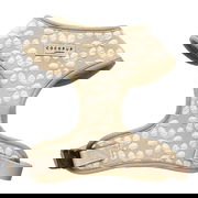 Cocopup London Adjustable Neck Harness For Dogs Mocha Flower 1 X Medium