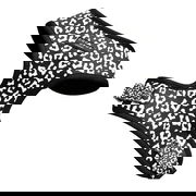 Cocopup London Adjustable Neck Harness For Dogs Black Leopard 1 X Small