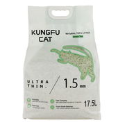 Kungfu Cat Ultra Thin Natural Tofu Litter - Green Tea 6.5 Kg