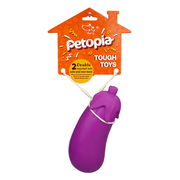 Petopia Ultra Tough Dog Toy Stuffed Eggplant Large 1 Pack