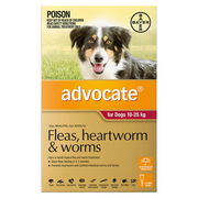 Advocate For Dogs 10 To 25 Kg (Large Dogs) Red 3 Doses Pet Talk