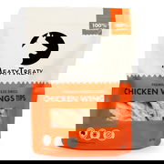 Meatytreaty Premium Freeze Dried Chicken Wings Tips For Dogs  80 Gm
