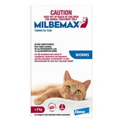 Milbemax Allwormer Tablets For Large Cats Over 2kg 20 Tablet