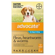 Advocate For Dogs 4 To 10 Kg (Medium Dogs) Aqua 3 Doses Pet Talk