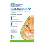 Revolution Plus For Large Cats 5 - 10kg (Green) 3 Pack