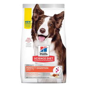 Hill's Science Diet Perfect Digestion Adult 1-6 Chicken, Brown Rice & Whole Oats Recipe Dry Dog Food  1.59 Kg