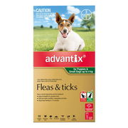 Advantix For Small Dogs & Pups Up To 4kg (Green) 3 Pack Pet Talk