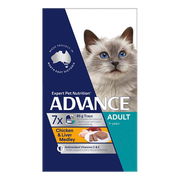 Advance Adult Chicken & Liver Medley Wet Cat Food 85gm 7 Pack