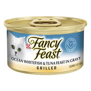 Fancy Feast Cat Adult Grilled Ocean Whitefish Tuna 85g X 24 Cans 1 Pack