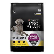 Pro Plan Bright Mind Adult 7+ Medium & Large Breed Dry Dog Food    12 Kg